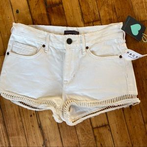 NWT Kendall and Kylie White Shorts